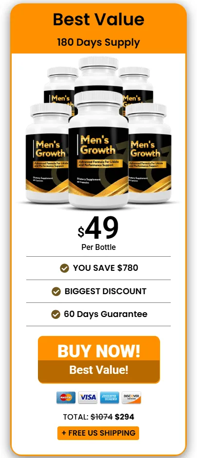 Men’s Growth 6 bottles